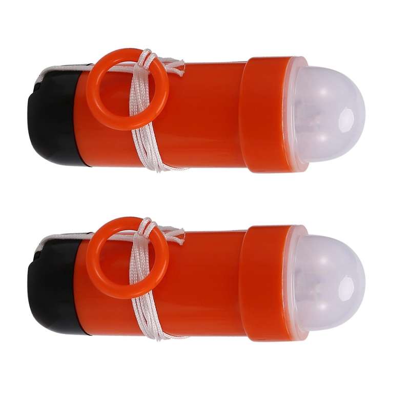 2pcs Led Life Jacket Emergency Light Surf Life Jacket Light Sea Water