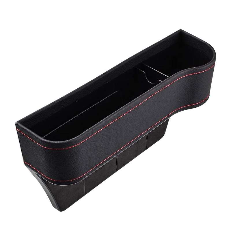 Pu Leather Car Seat Organizer,front Seat Space Filler(passenger Side)