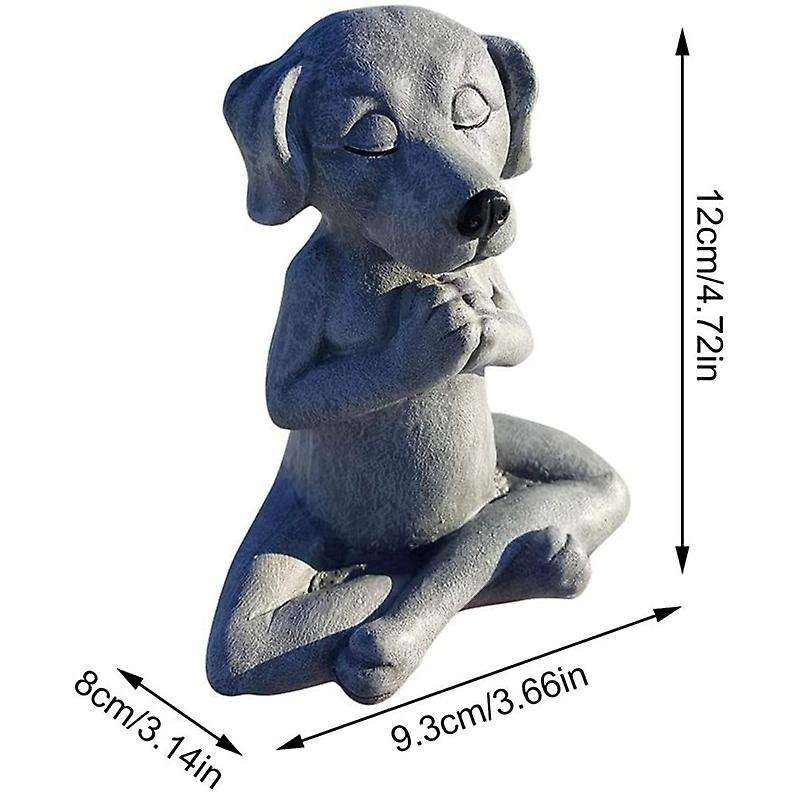 Meditation Dog Statue Home Decor Dog Garden Decoration Dog Art