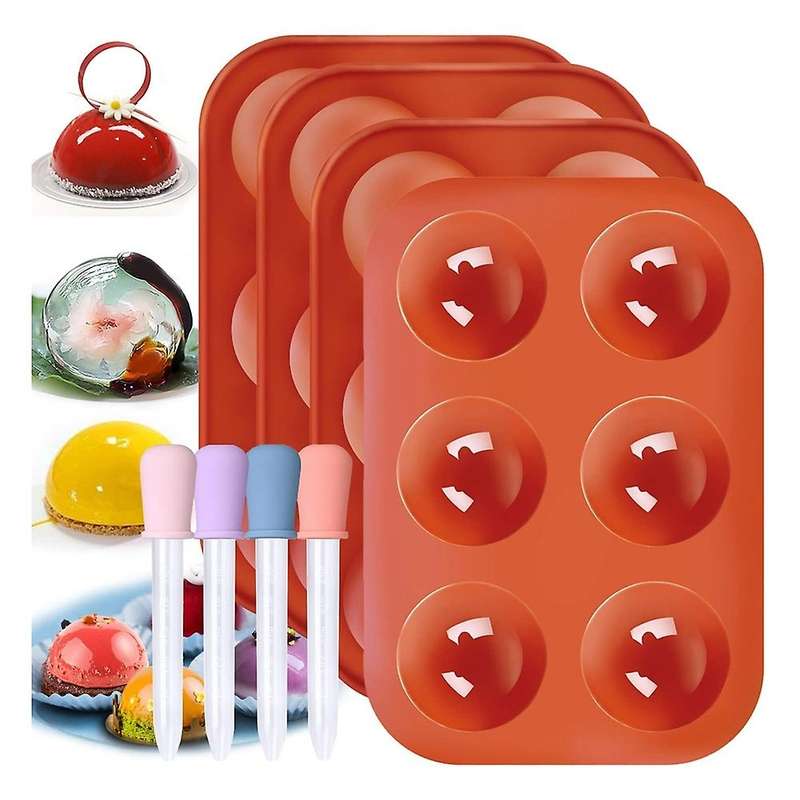 Semi Sphere Silicone Mold,chocolate Molds Sphere Jelly Holes