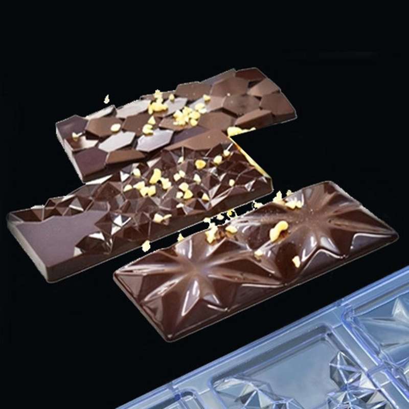 Chocolate Cadny Bar Mold Plastic Baking Cake Mold Confectionery Tool