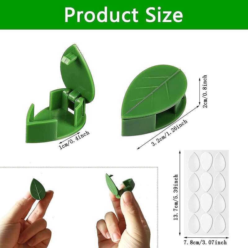 100 Pcs Plant Climbing Wall Fixture Clips Wall Fixer Wire Fixing Snap