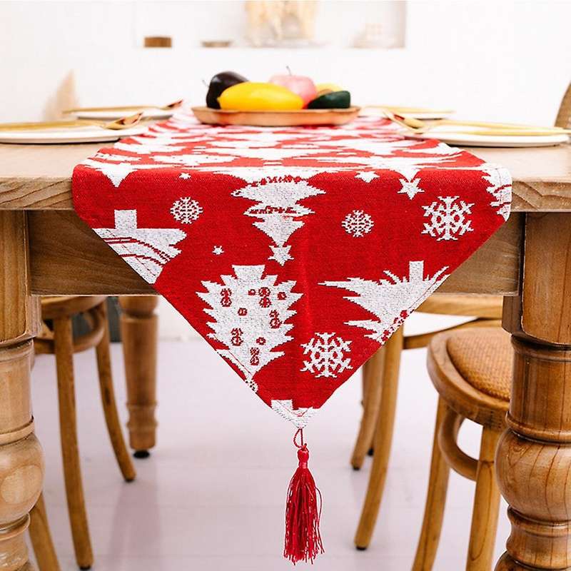 Christmas Table Runner - Holiday Table Runners for Dining Room, G