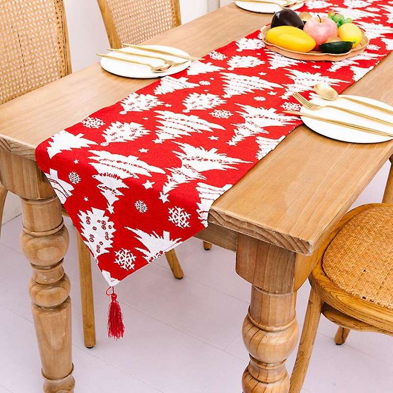 Christmas Table Runner - Holiday Table Runners for Dining Room, G