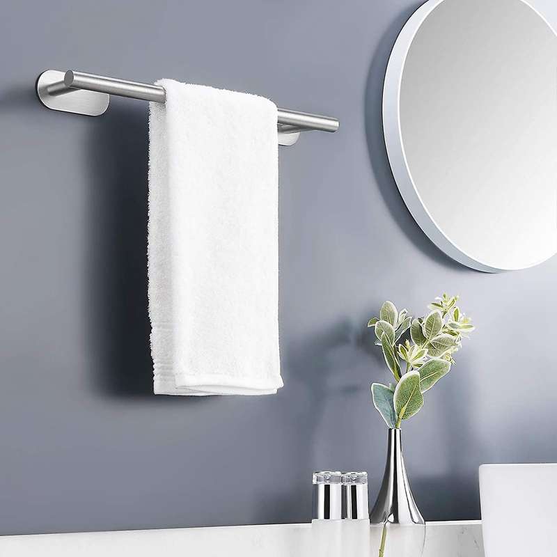 Stainless Steel Towel Rack for Kitchen Toilet Wall Mounted Punch-free