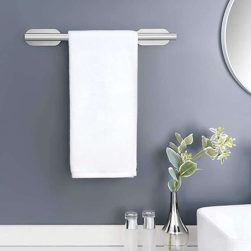 Stainless Steel Towel Rack for Kitchen Toilet Wall Mounted Punch-free