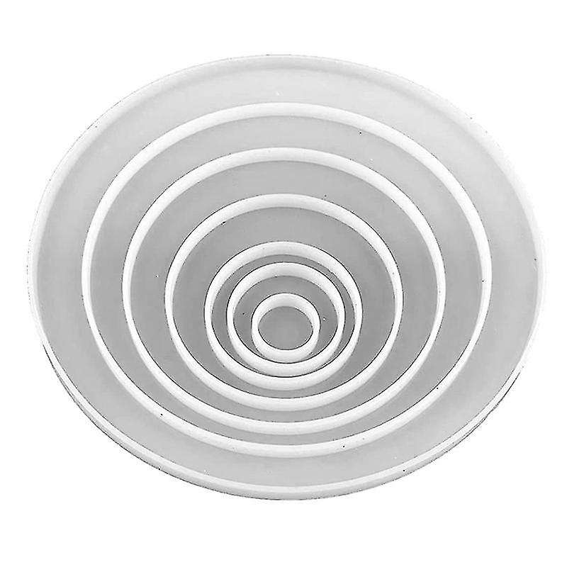 Butterfly and Flower Resin Mold Epoxy Silicone Mold (circular)