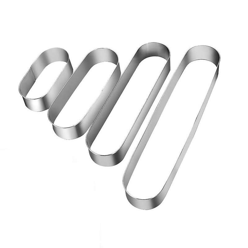 4pcs Durable Mousse Ring Dessert Cake Mold Tiramisu Mold
