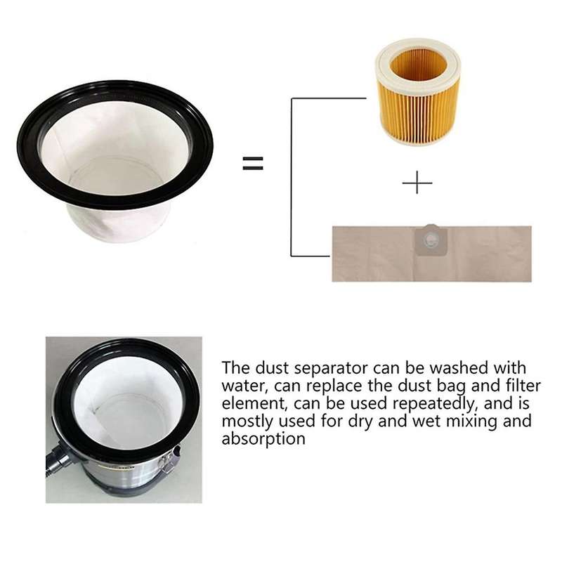 Dust Bag Filter for Karcher Nt20/1 Nt30/1 Nt38/1 Nt40/1