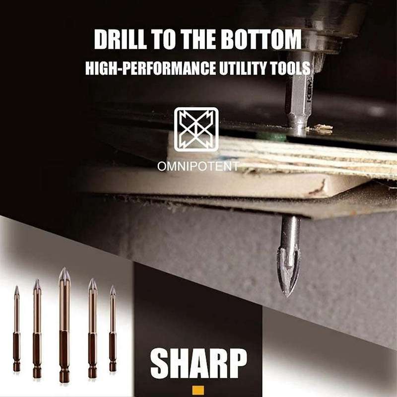 Universal Drilling Tool, Drill Tap Bits Set(7pcs)