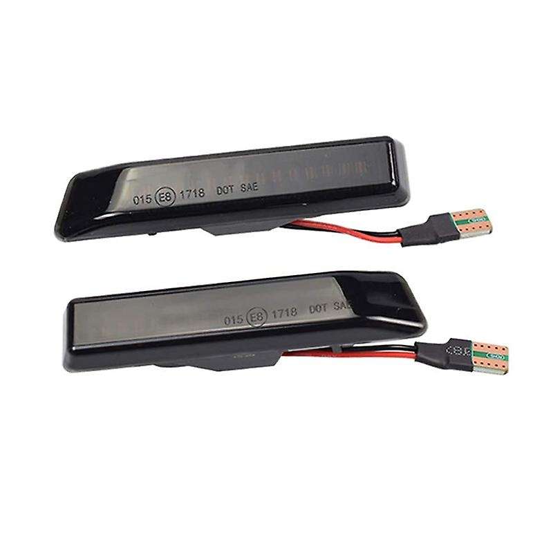 Smoke Lens Dynamic Side Marker Repeater Indicator Light For-bmw X5