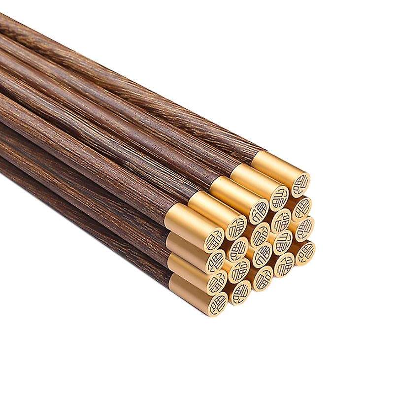 10pairs Wooden Chopsticks without Lacquer&wax Household Health