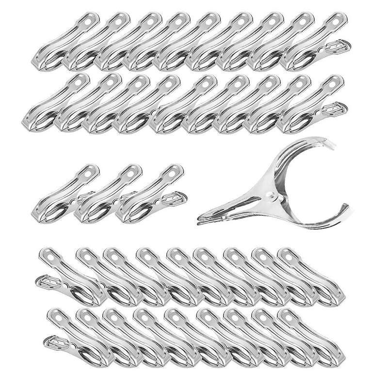 40pcs Garden Clips,stainless Steel Greenhouse Clips for Netting,plant