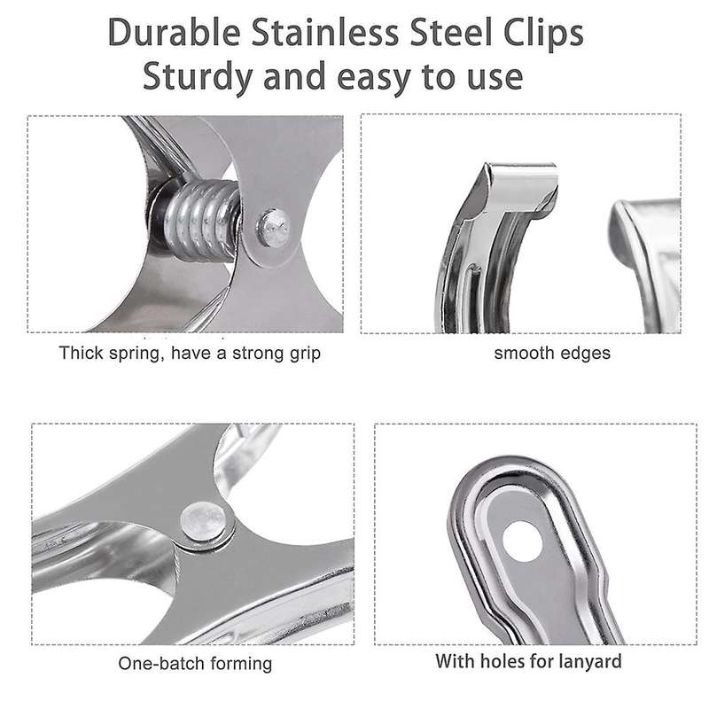 40pcs Garden Clips,stainless Steel Greenhouse Clips for Netting,plant