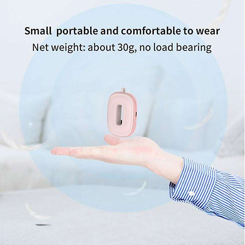 50 Million Negative Ion Air Purifier Personal Wearable Portable Pink