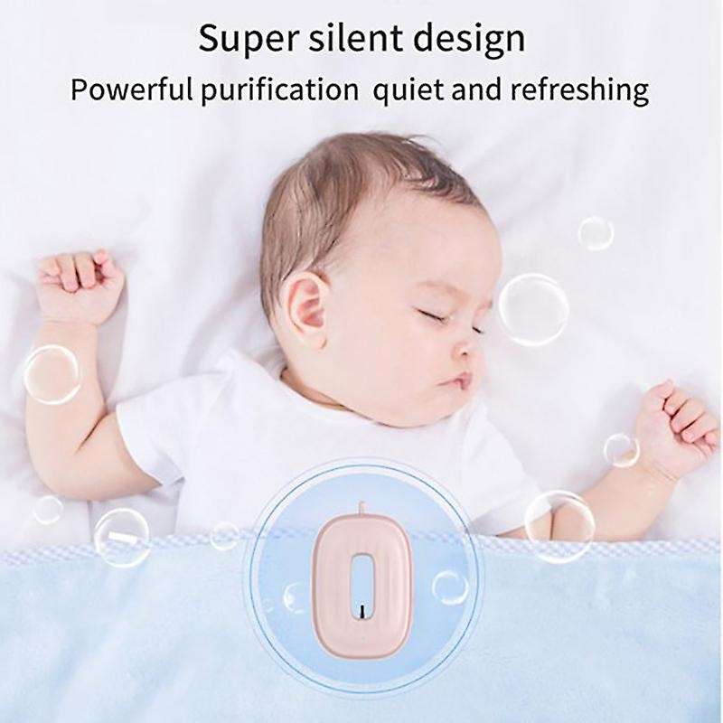 50 Million Negative Ion Air Purifier Personal Wearable Portable Pink