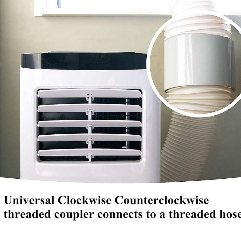 Threaded Portable Air Conditioner Exhaust Pipe Connector 130mm+150mm