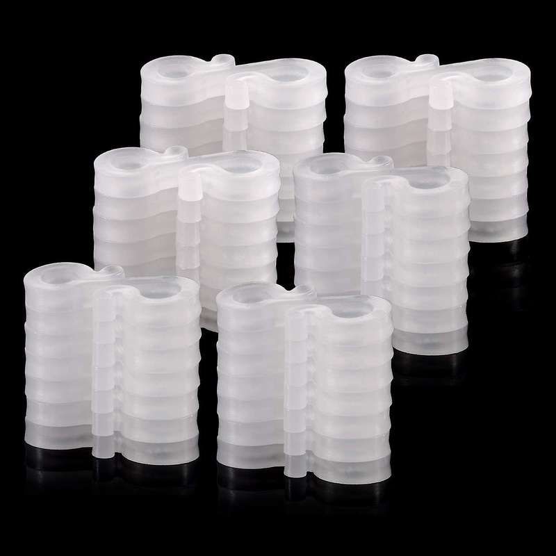 168pcs Plastic S Clips Outdoors Gutter Hook,christmas Lights Gutter