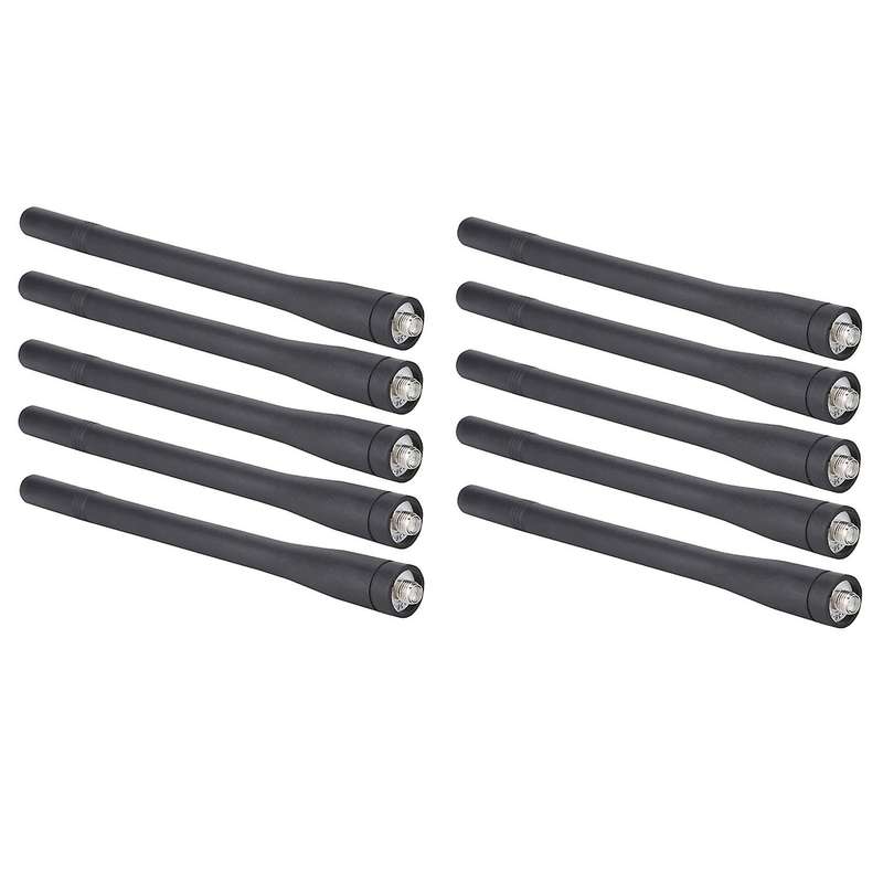 10 Pcs Tk-2207g Vhf 136-174mhz Antenna Sma Female for Kenwood Tk2217