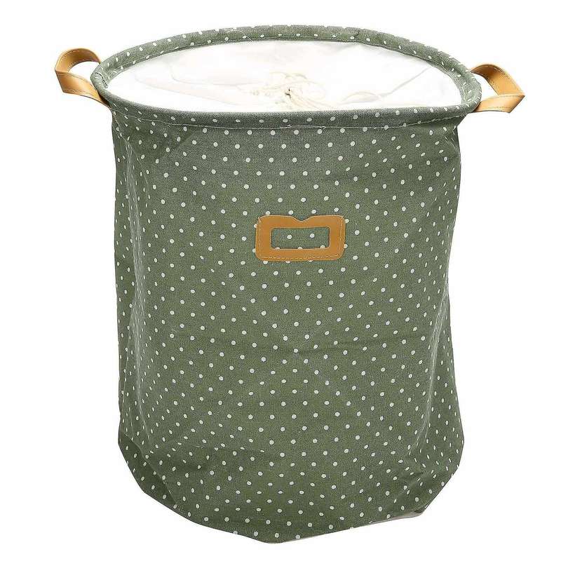 Waterproof Laundry Basket Gift Bag Clothes Storage Basket Green