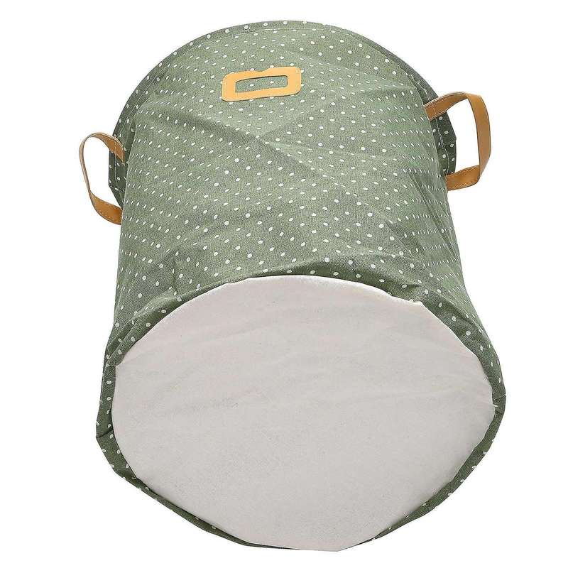 Waterproof Laundry Basket Gift Bag Clothes Storage Basket Green