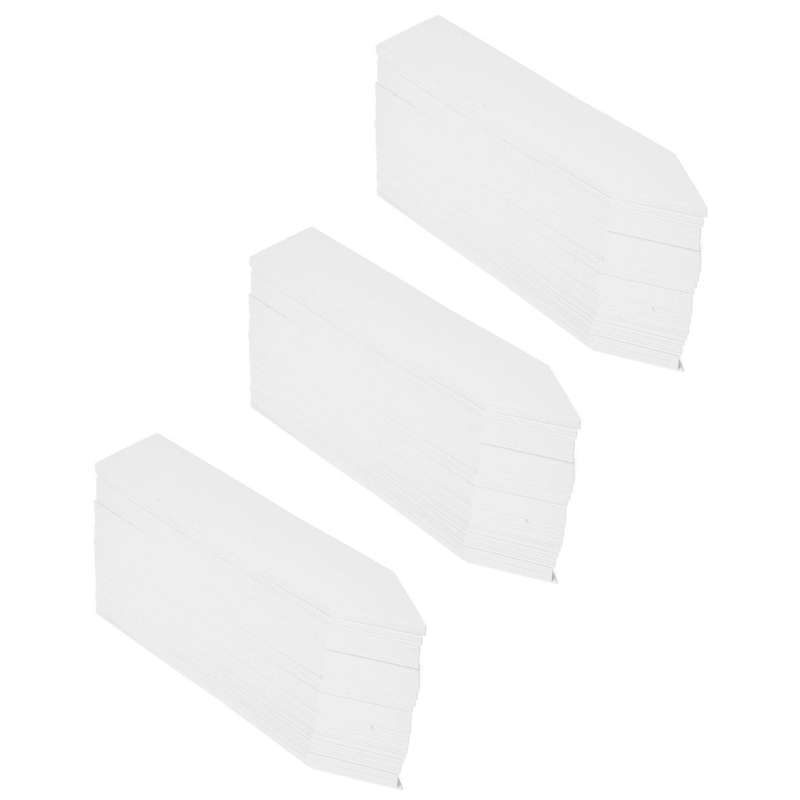 300 Pcs Plastic Plant Seed Labels 10cmx2cm(white)