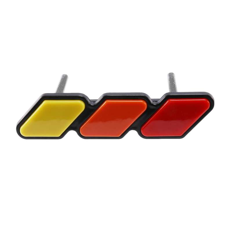 3x Tri-color Front Grille Badge Emblem for Toyota Tacoma 4runner Rav4