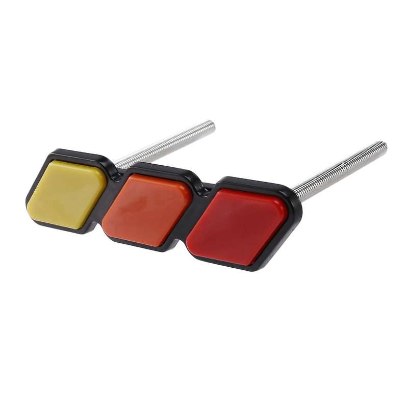 3x Tri-color Front Grille Badge Emblem for Toyota Tacoma 4runner Rav4