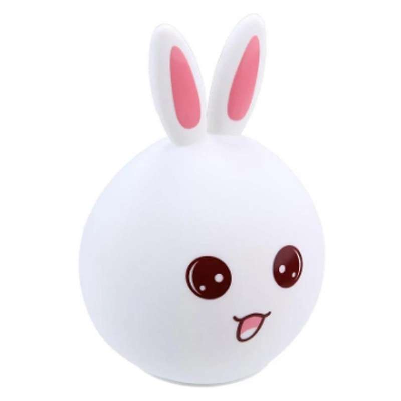 Lovely Rabbit Led Night Light Touch Lamp for Children Baby Tap
