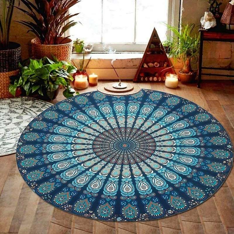 Indian Mandala Hawaii Sunproof Tablecloth Beach Shawl 60 Inches