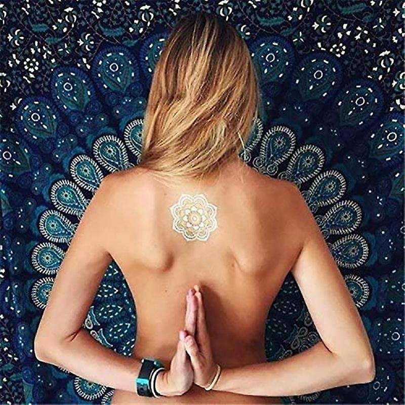 Indian Mandala Hawaii Sunproof Tablecloth Beach Shawl 60 Inches