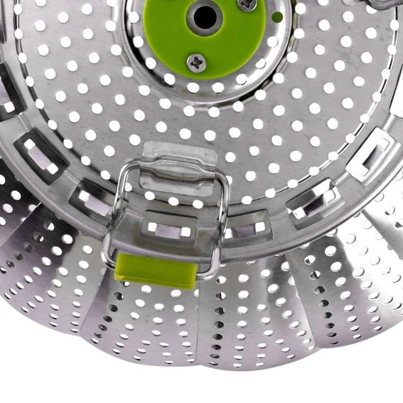 Insert Versatile Folding Vegetable Stainless Steel Steamer Basket