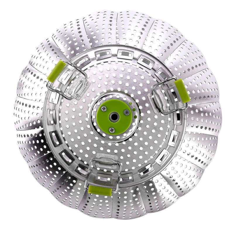 Insert Versatile Folding Vegetable Stainless Steel Steamer Basket