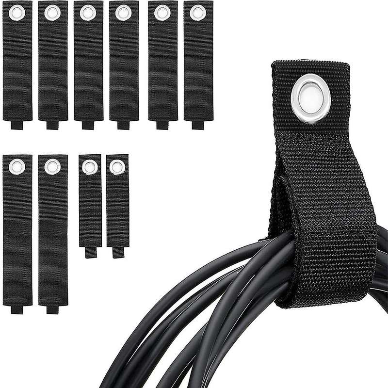 10 Pack Storage Straps,with Loop Adjustable Holder for Cables, Hoses