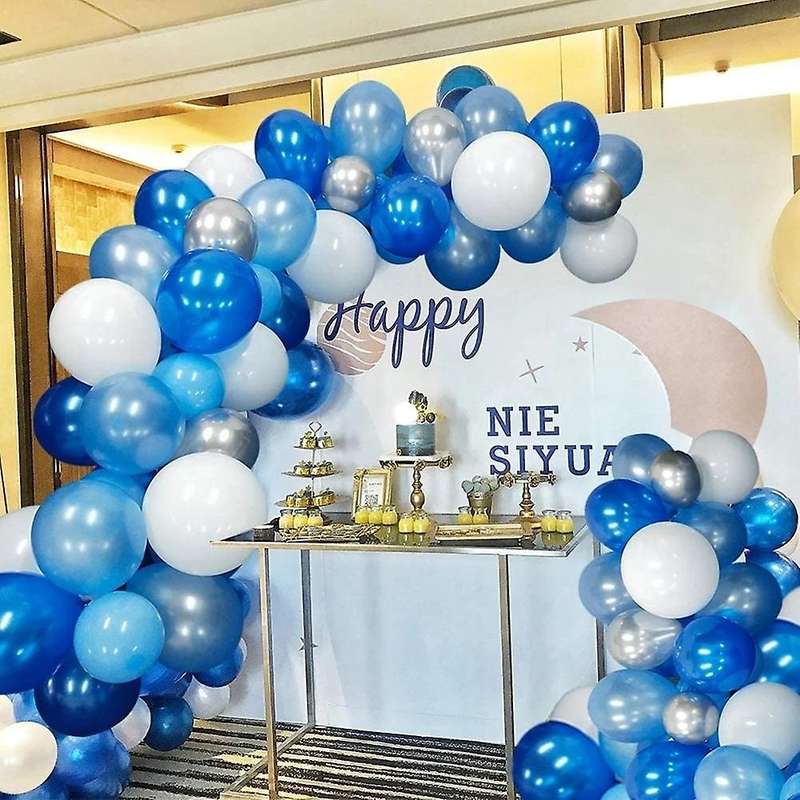 Blue Balloons Garland Set Arch Kit Wedding Party Baby Shower Balloon