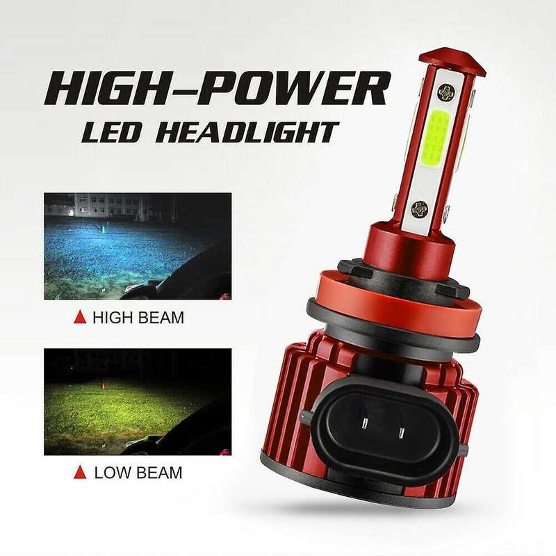 4-sides H8 H9 H11 Led Combo Head Light High/low Beam Bulb