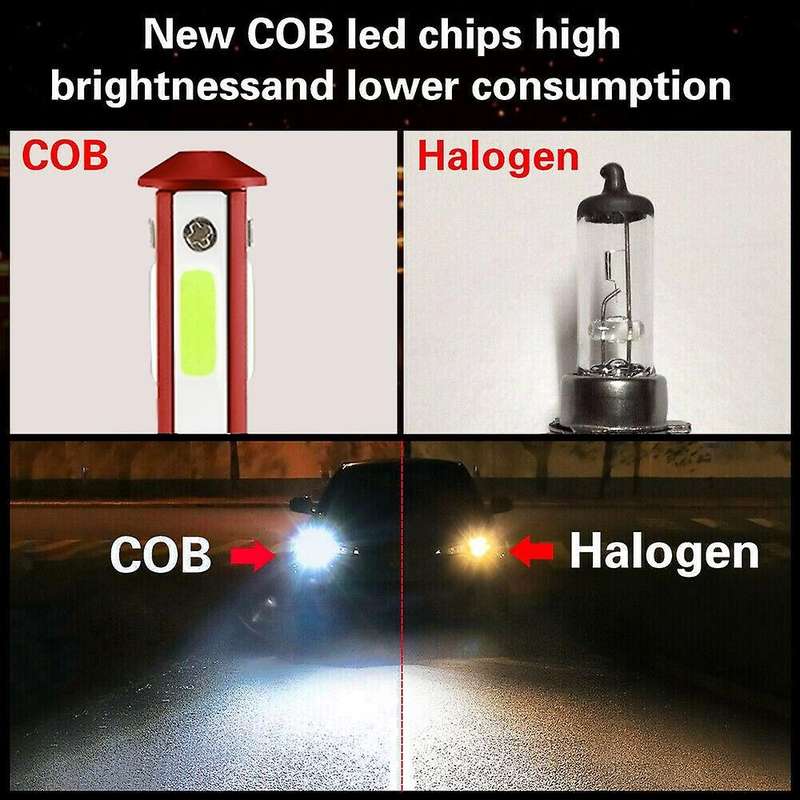 4-sides H8 H9 H11 Led Combo Head Light High/low Beam Bulb