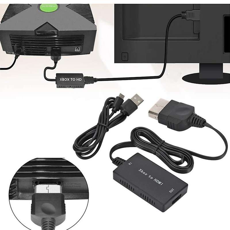 Hd for Xbox to Hdmi-compatible Adapter,for Xbox, Support 1080p/720p,b