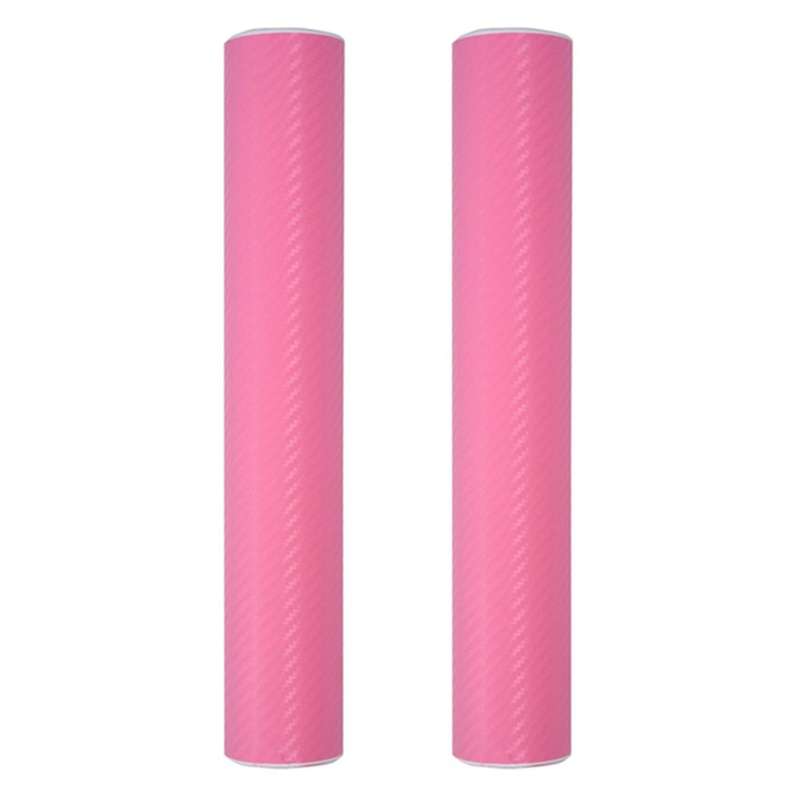 30 X 200cm 3d Carbon Fiber Wrap Sticker Decal Car Home Wallpaper Pink