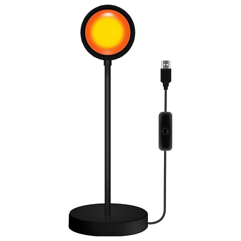 Usb Sunset Lamp Projector Mood Light Room Bedroom Decor Background
