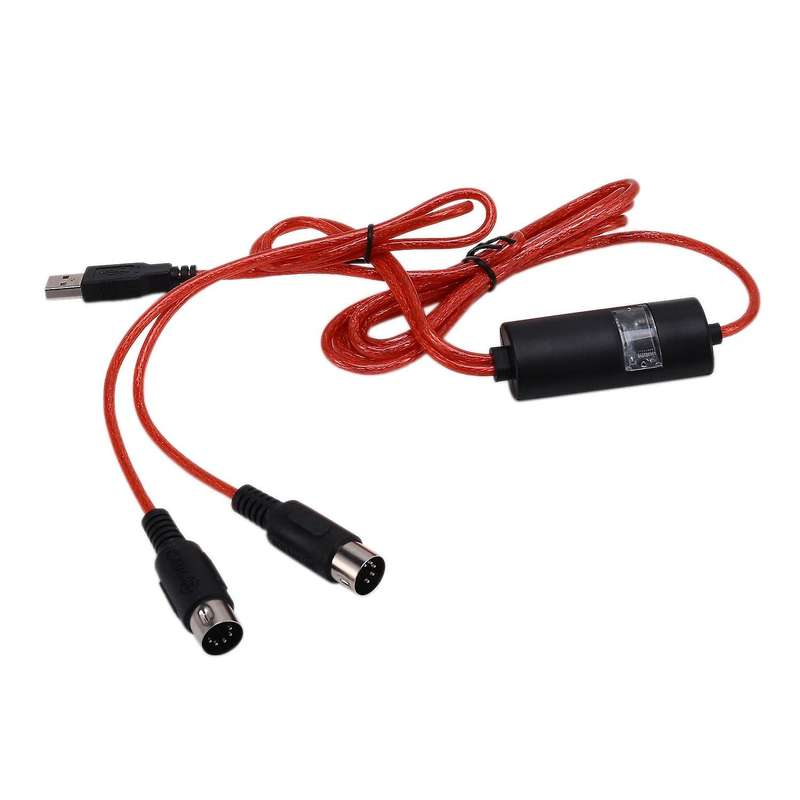 5-pin Midi to Usb In-out Cable Adapter Converter for Music Piano