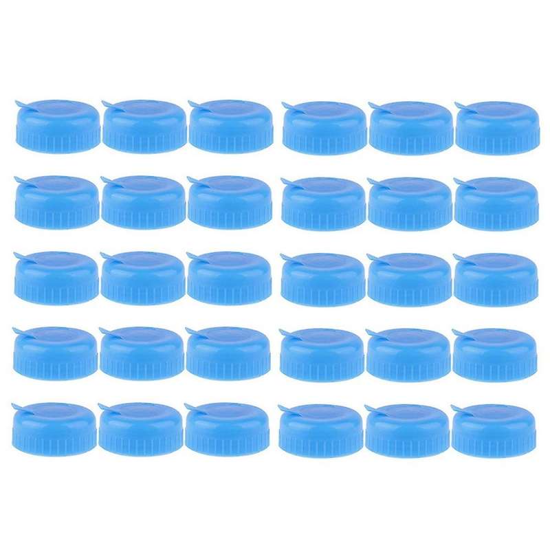 30pcs Gallon 55mm Drinking Water Bottle Cap Tops with Screw Thread