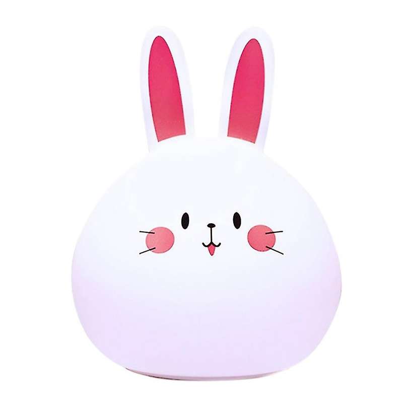 Cute Night Light for Kids Room Rabbit Led Nightlight Nursery Lamp