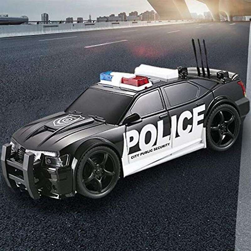 Simulation Police Car Toy Pursuit Rescue Model with Sound and Light