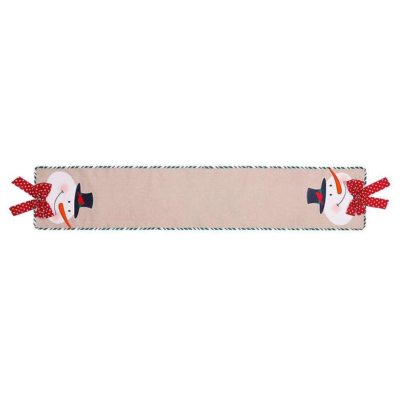 Christmas Table Cloth Xmas Party Decor Table Runner Decoration B