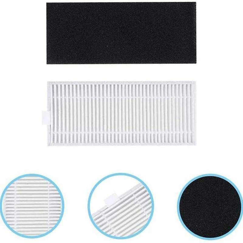 Filter Main Side Brush for Eufy Robovac 11s, Bagotte Bg600, Imatine
