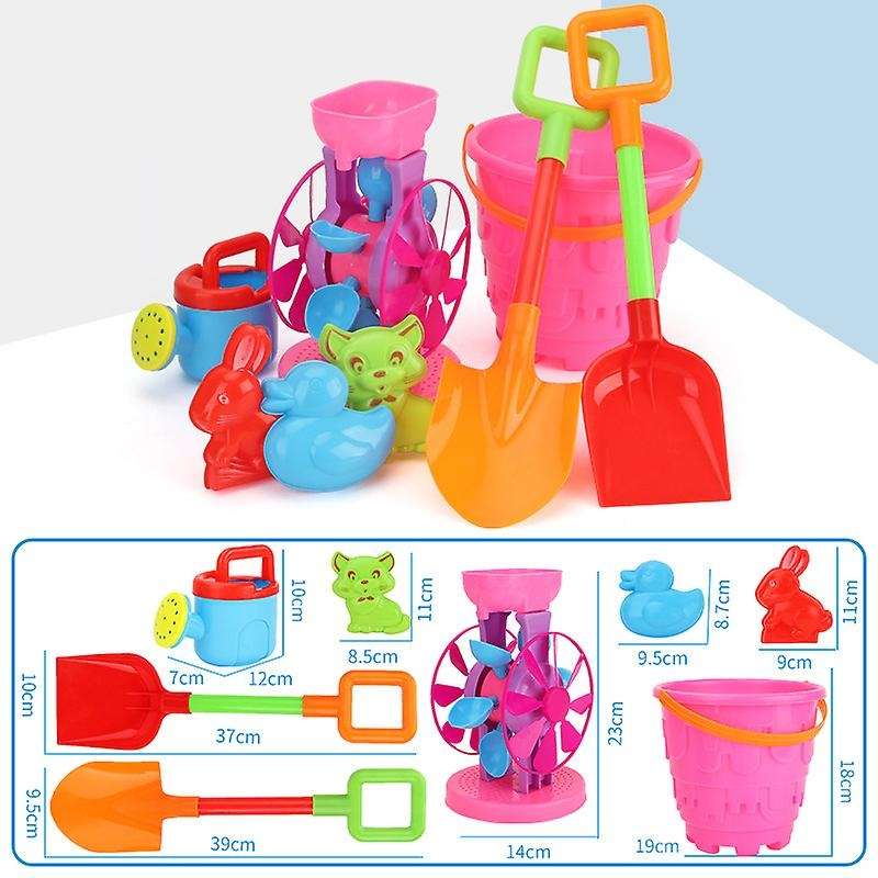 Kids Play Sand Beach Toys Castle Bucket Spade Shovel Rake Water Tools