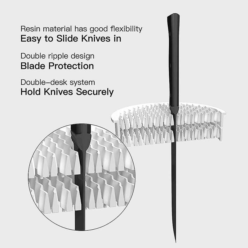 Knife Storage Holder,detachable Knife Holder without Knife(white)
