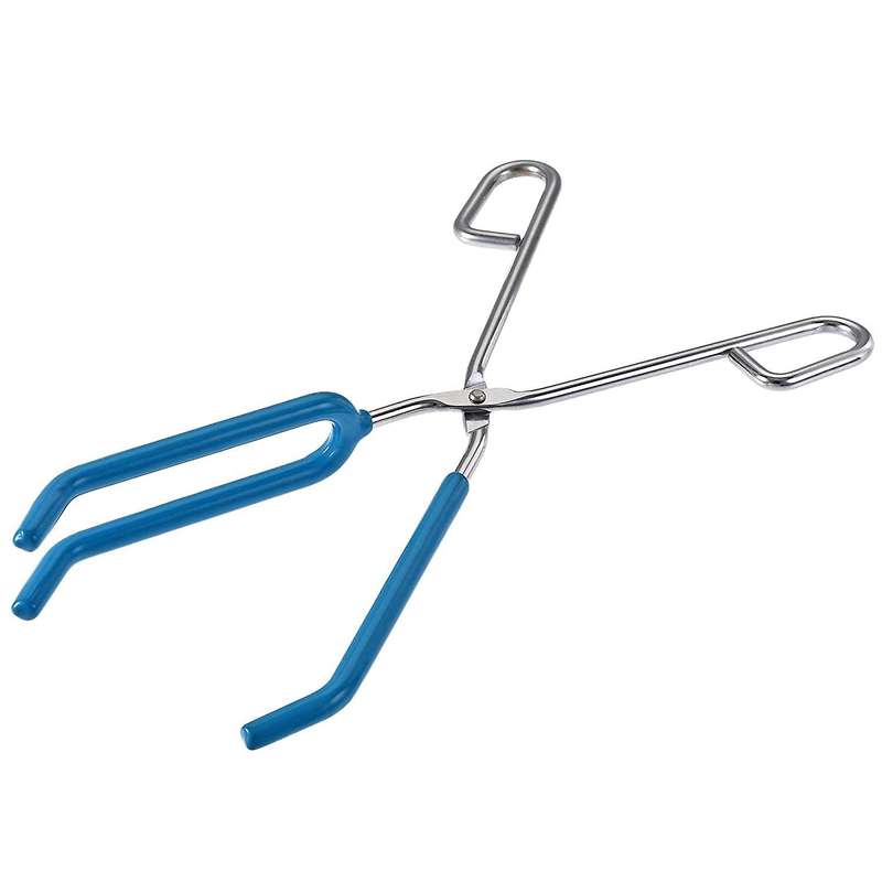 3 Prongs Stainless Steel Laboratory Beaker Clip Pliers Securing Clip