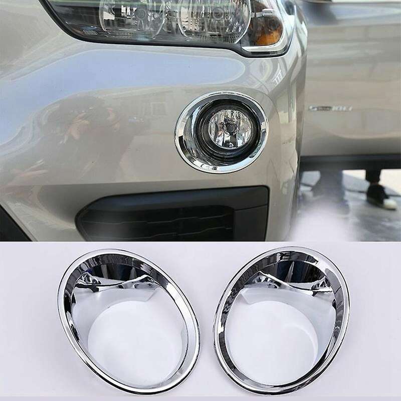 2pcs Car Front Fog Light Lamp Cover Trim For-bmw X1 F48 2016-2019